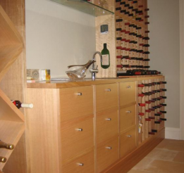 Tassie Oak Solid Timber Wine Rack